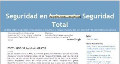 SEGURIDAD TOTAL: UN BUEN BLOG
